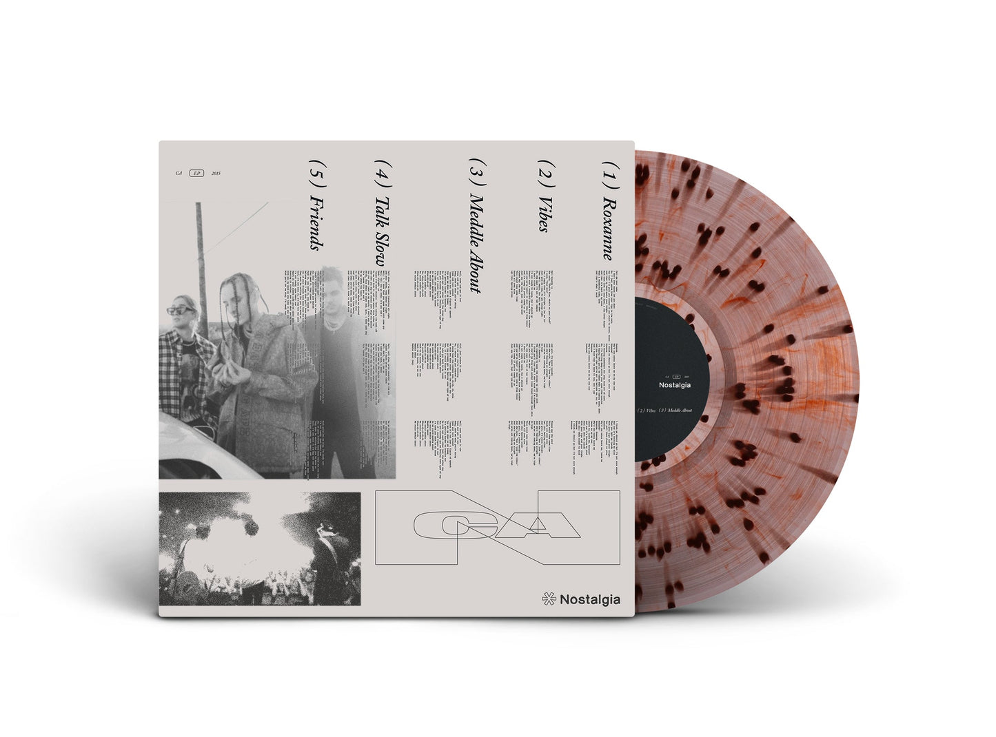Chase Atlantic - Nostalgia (Translucent Orange/Brown Splatter 12" EP)