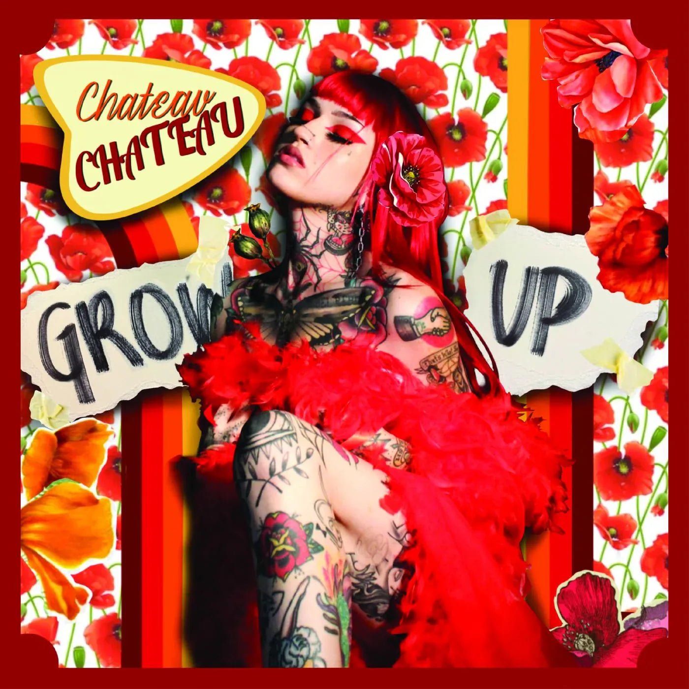 Chateau Chateau - Grow Up (Red Vinyl) (LP) - Joco Records