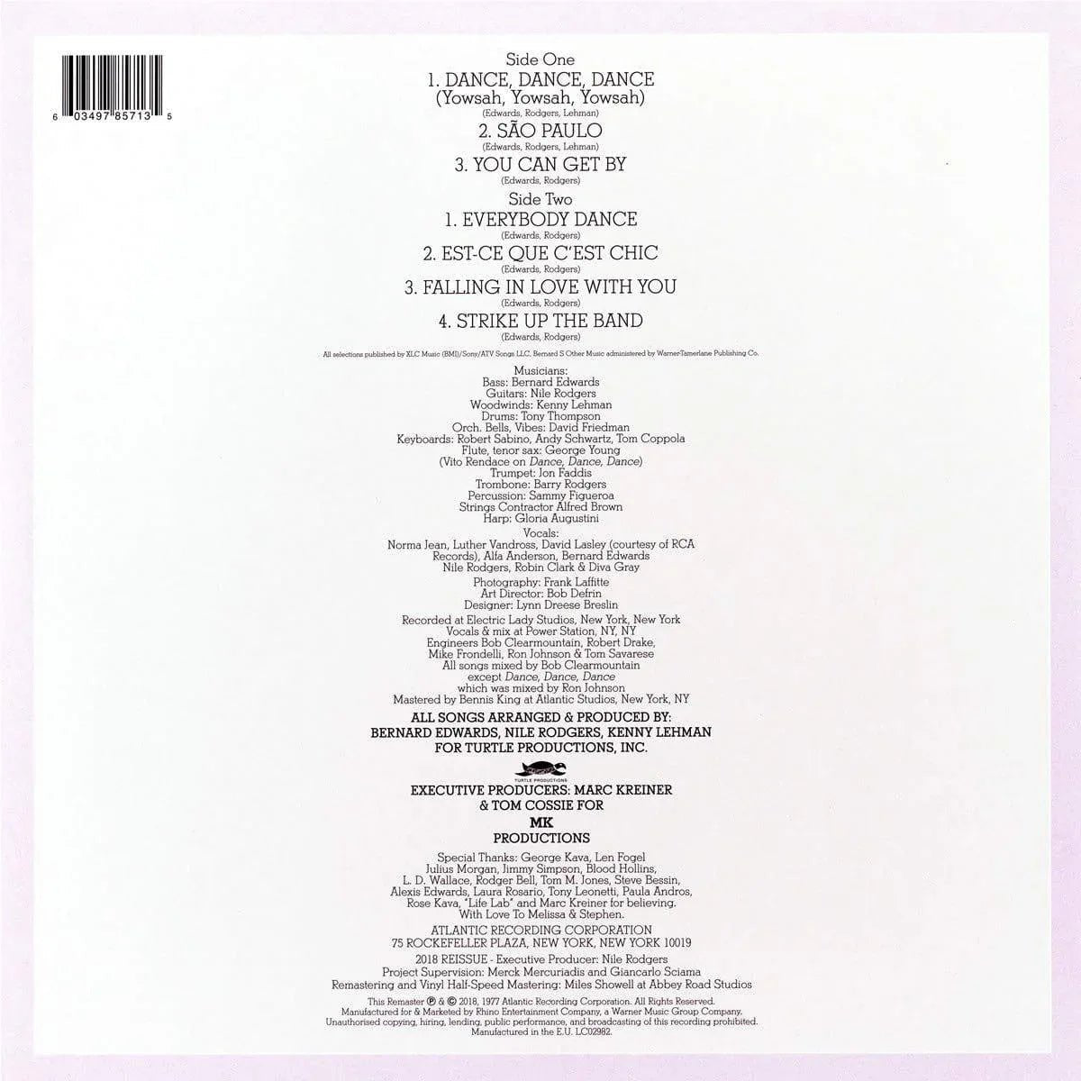 Chic - Chic (2018 Remastered, 180 Gram) (LP) - Joco Records