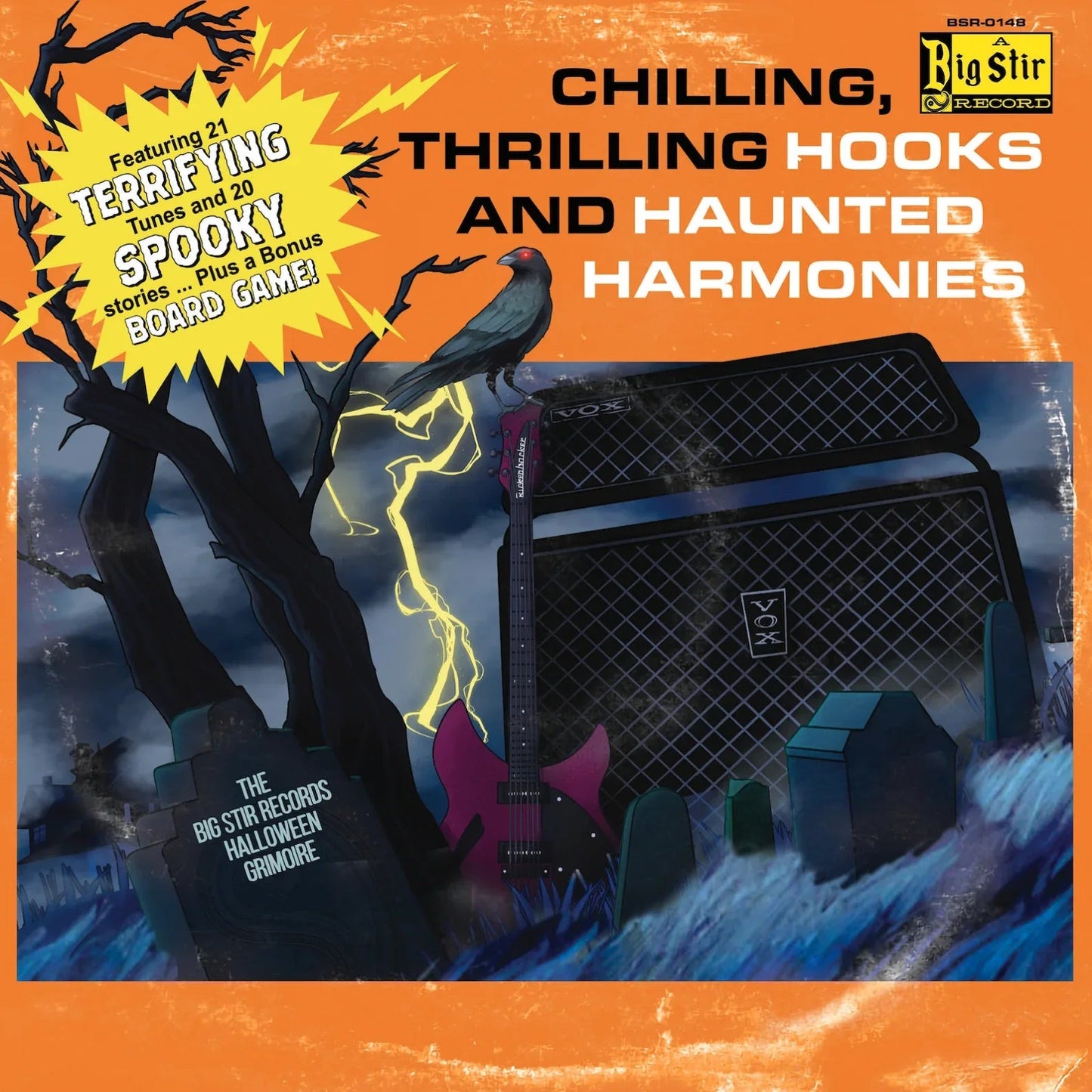 Chilling, Thrilling Hooks And Haunted Harmonies: The Big Stir Records Halloween Grimoire (2 LP) - Joco Records