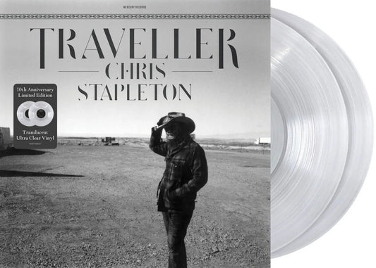 Chris Stapleton - Traveller (10th Anniversary) (Limited Edition) (Translucent Ultra Clear Vinyl) (2 LP) - Joco Records
