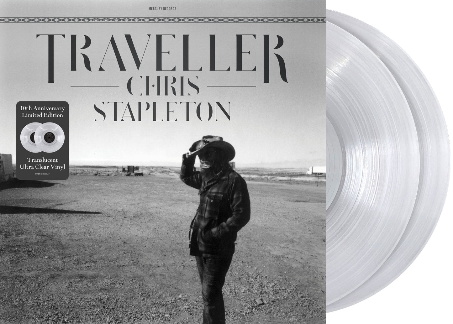 Chris Stapleton - Traveller (10th Anniversary) (Limited Edition) (Translucent Ultra Clear Vinyl) (2 LP)