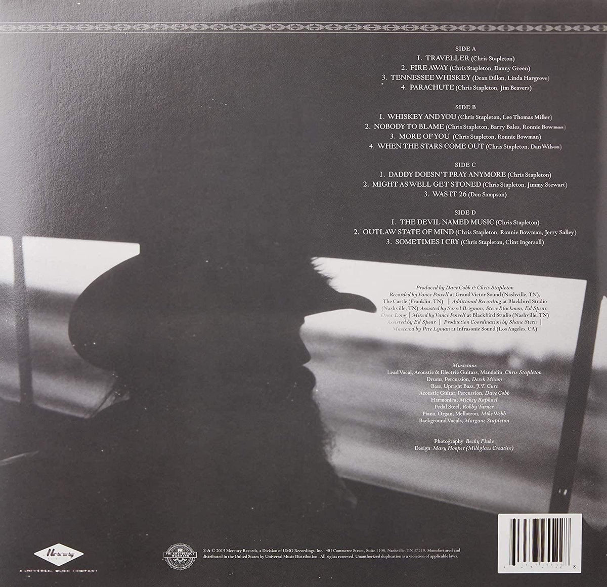 Chris Stapleton - Traveller (Gatefold, 180 Gram) (2 LP) - Joco Records