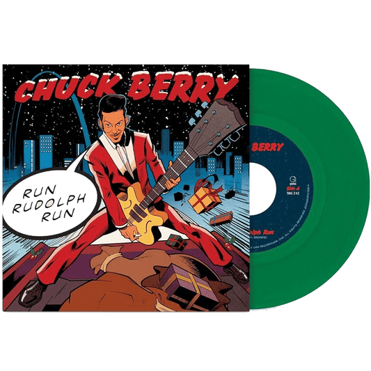 Chuck Berry - Run Rudolph Run (Limited Edition, Evergreen Vinyl) (7-Inch Vinyl Single) - Joco Records