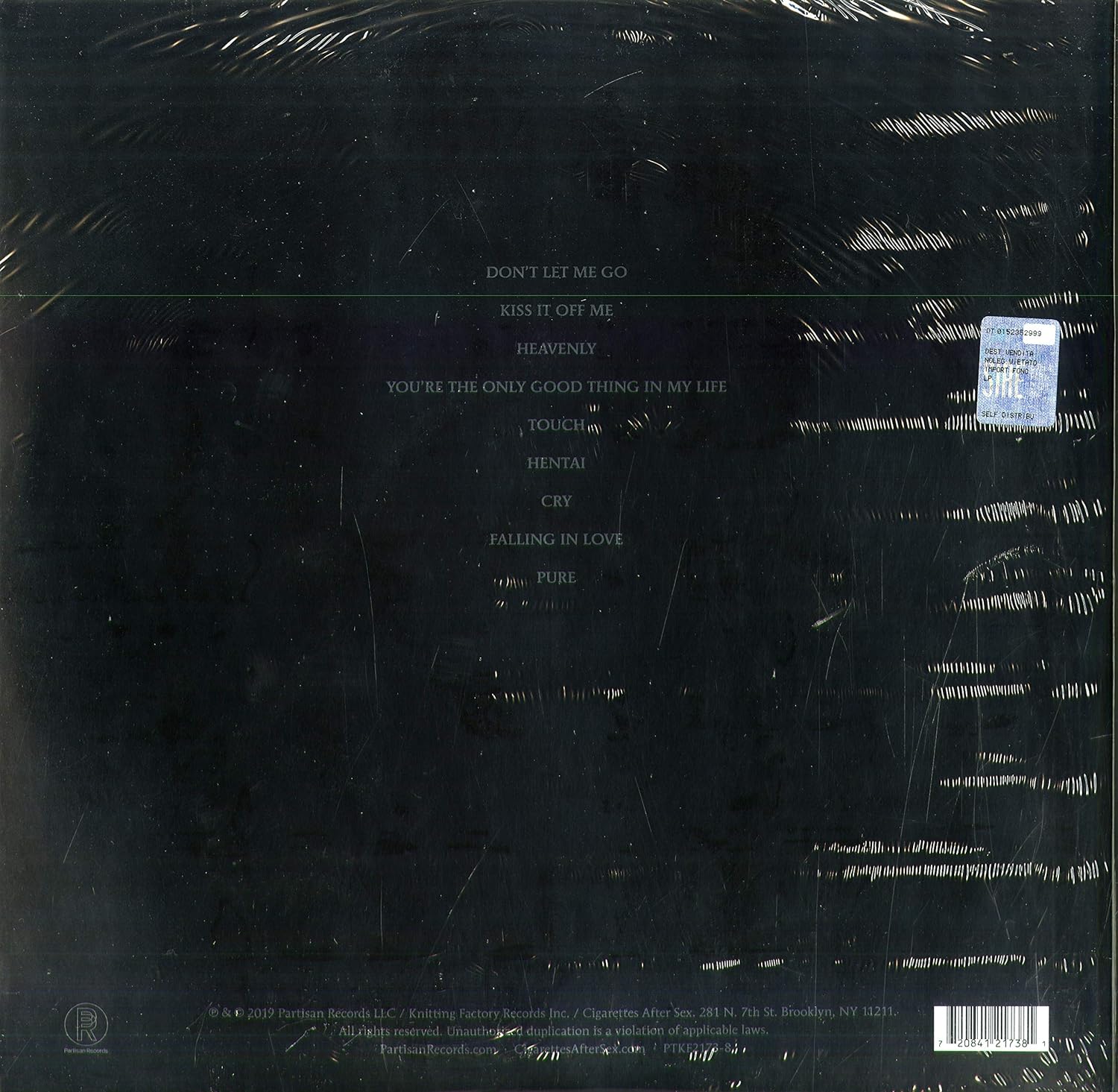 Cigarettes After Sex - Cry (Deluxe Edition, Gatefold, 180 Gram) (LP) - Joco Records