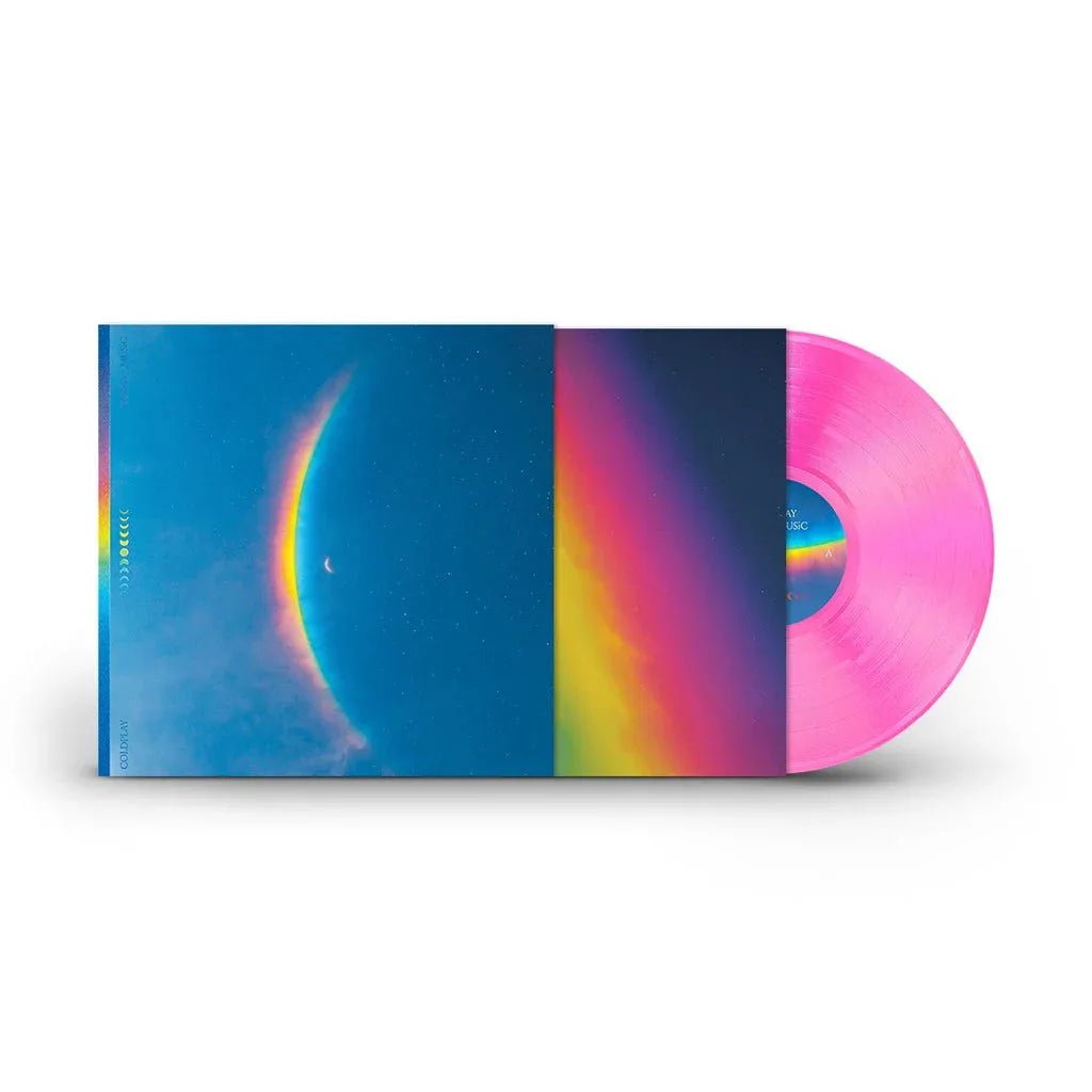 Coldplay - Moon Music (Limited Edition, Autographed, Eco-Pink Vinyl) (LP) - Joco Records