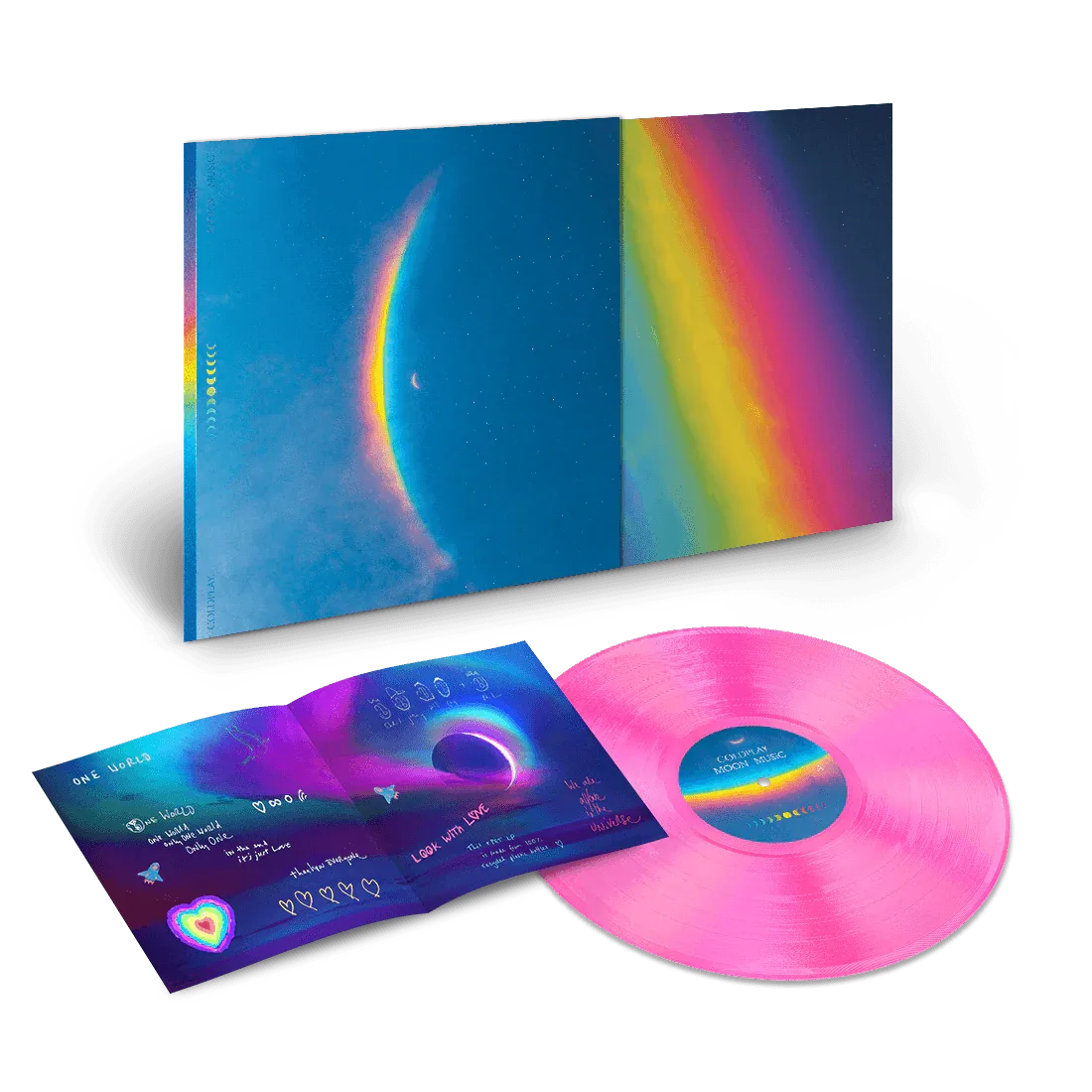 Coldplay - Moon Music (Translucent Pink Vinyl) (LP) - Joco Records