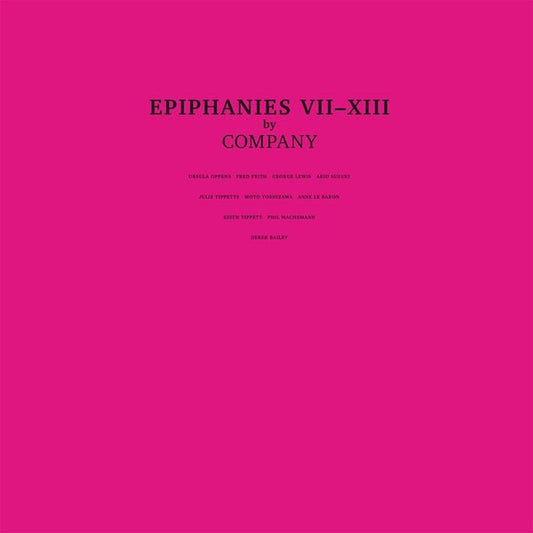 Company - Epiphanies VII - XIII (3 LP) - Joco Records