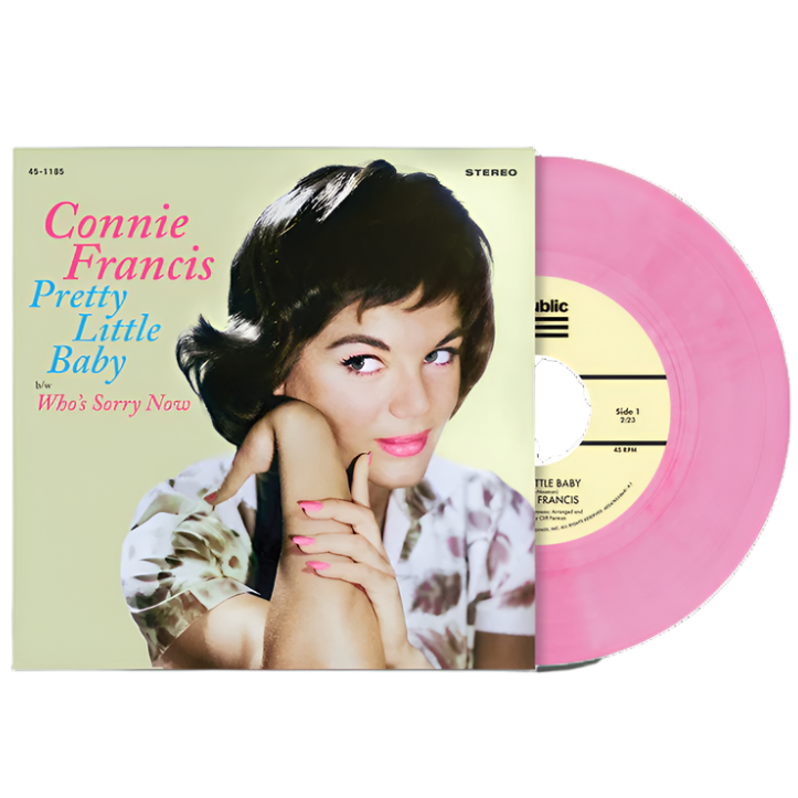 Connie Francis - Pretty Little Baby (Baby Pink, 7" Vinyl Single)