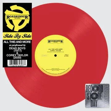 Corey Taylor & Dead Boys - All This And More (RSD Black Friday 2020, 45 RPM, Red Vinyl) (12-Inch Single) - Joco Records