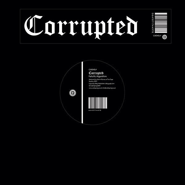 Corrupted - Felicific Algorithim (12 - Inch Vinyl) - Joco Records