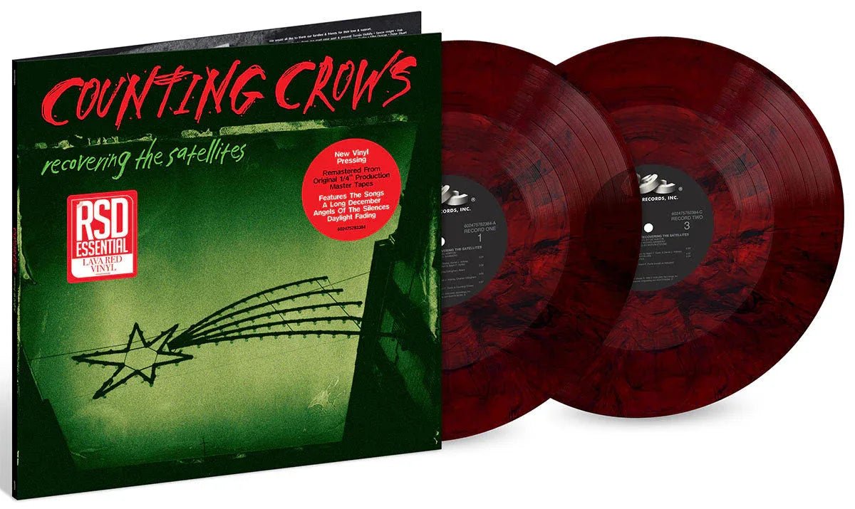 Counting Crows - Recovering The Satellites (Indie Exclusive) (Lava Red Vinyl) (2 LP) - Joco Records