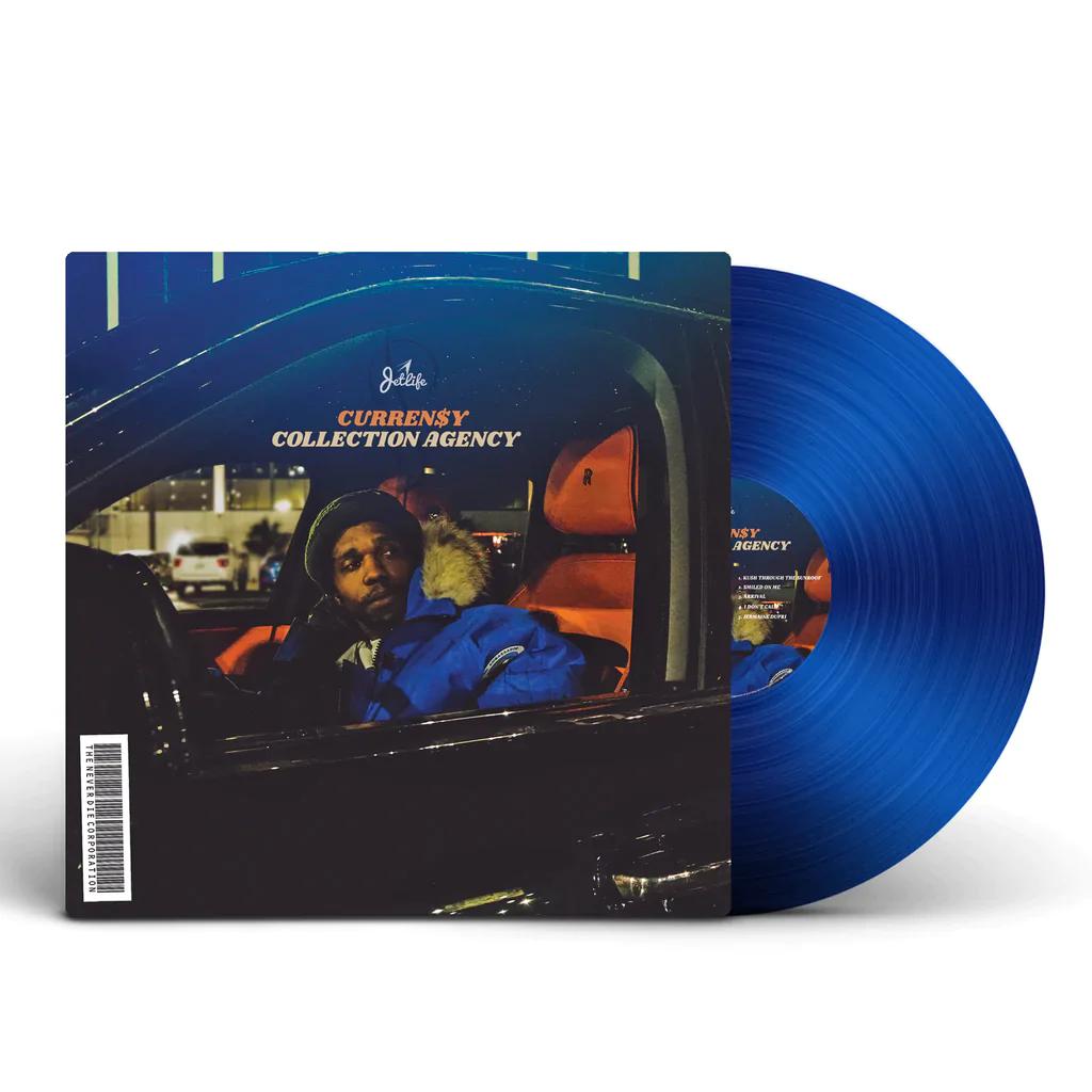 Currensy - Collection Agency (Explicit Content) (Blue Vinyl) - Joco Records
