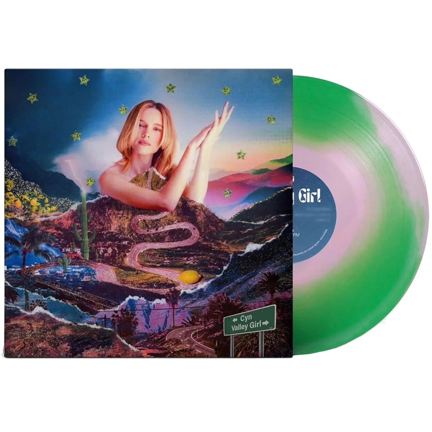 CYN - Valley Girl (Limited Edition, Baby Pink & Spring Green Vinyl) (LP) - Joco Records