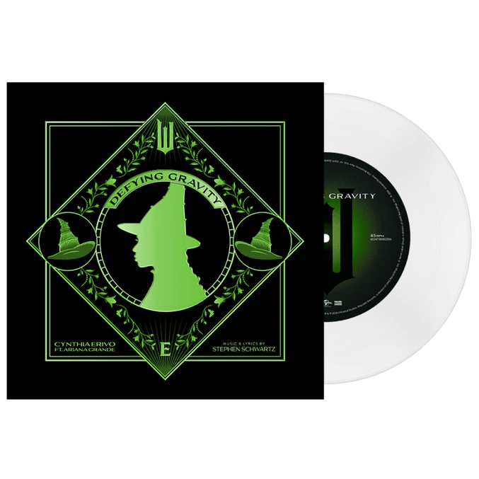 Cynthia Erivo ft. Ariana Grande - Defying Gravity (Wicked: The Soundtrack) (Limited Edition, Clear Vinyl) (7-Inch Single) - Joco Records