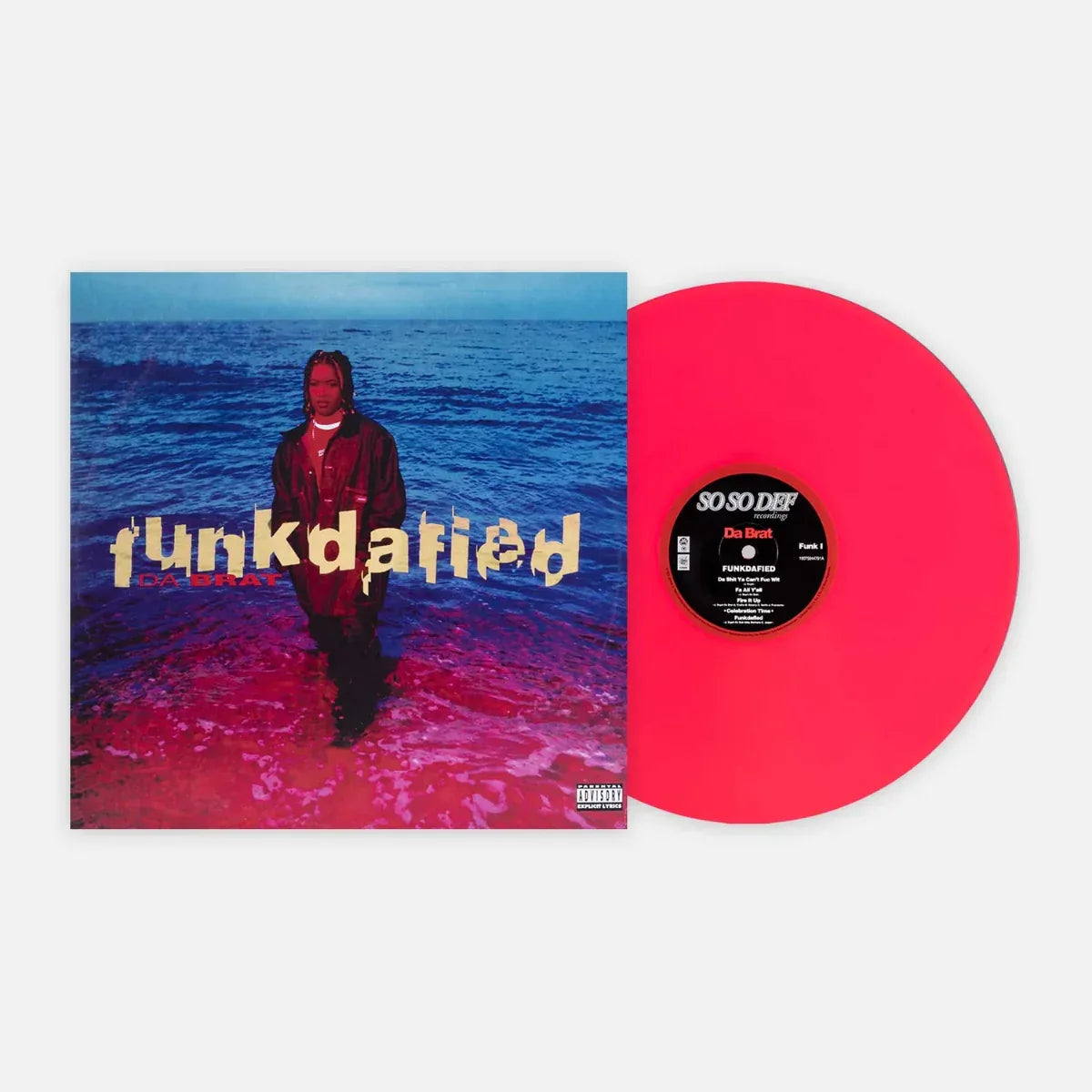 Da Brat - Funkdafied (Limited Edition, Neon Vinyl, Red Vinyl) (LP) - Joco Records