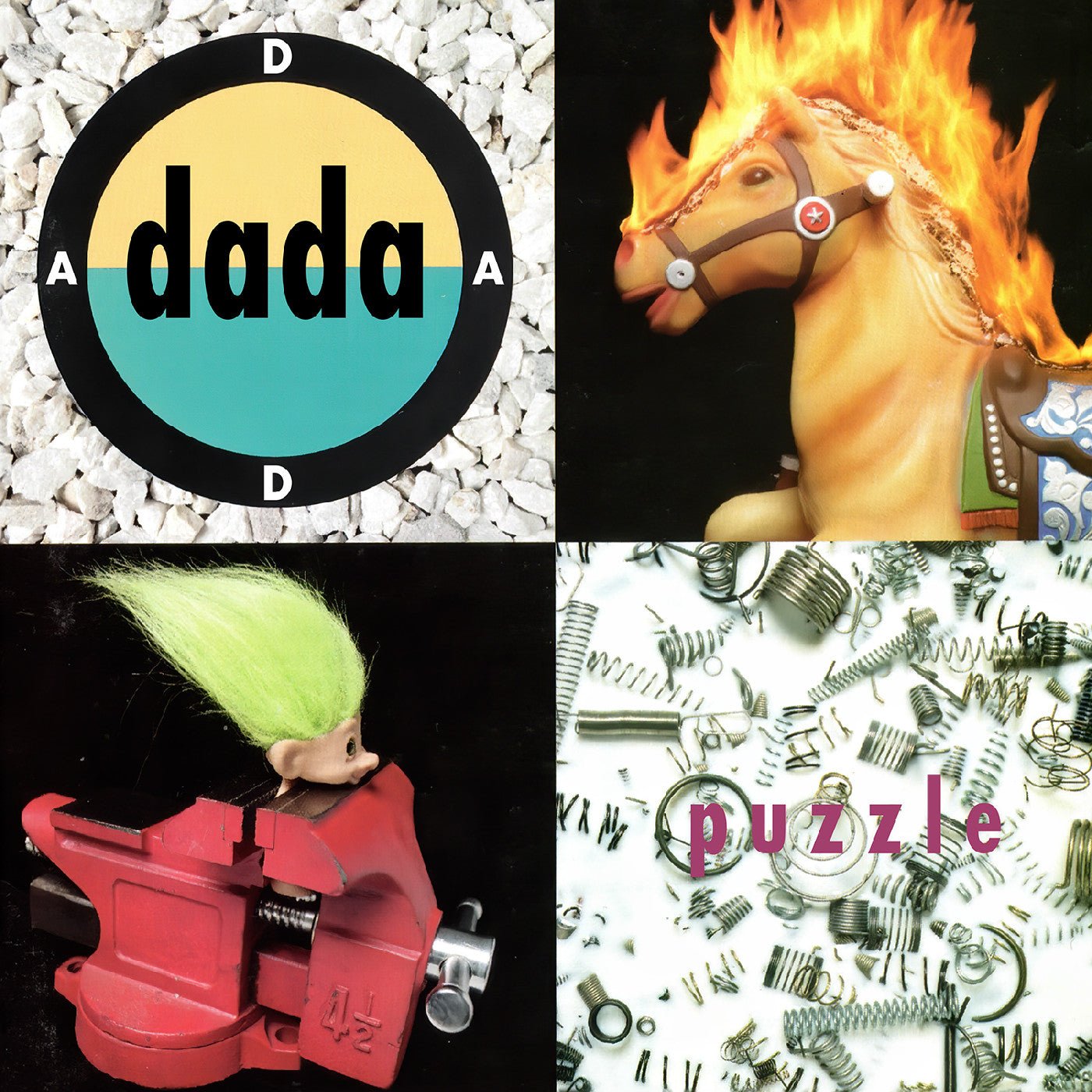 Dada - Puzzle - Remastered, Expanded (Green & Yellow Troll Hair Vinyl) - Joco Records