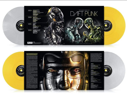 Daft Punk - The Many Faces of Daft Punk (Limited Edition, 180 Gram, Yellow & White Marbled Vinyl) (2 LP) - Joco Records