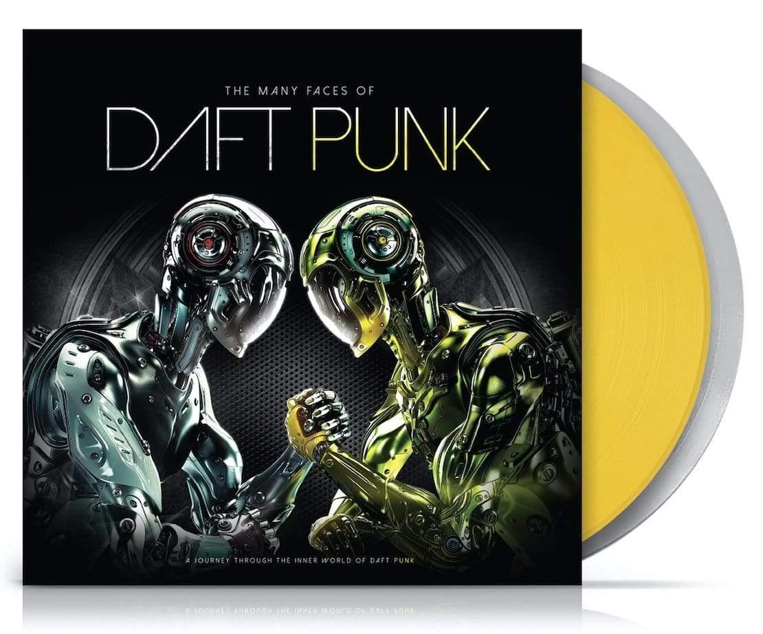 Daft Punk - The Many Faces of Daft Punk (Limited Edition, 180 Gram, Yellow & White Marbled Vinyl) (2 LP) - Joco Records