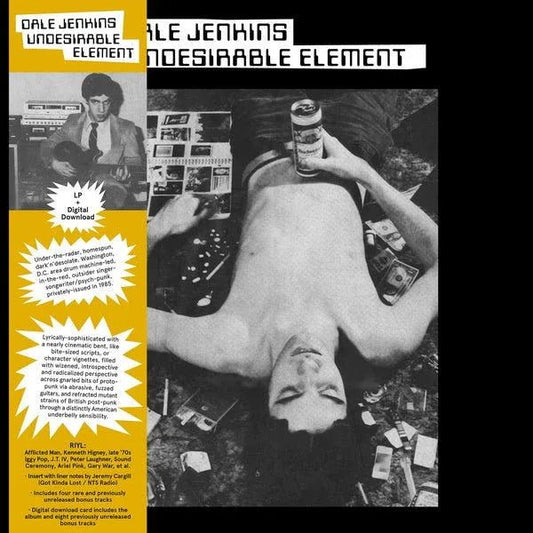 Dale Jenkins - Undesirable Element (LP) - Joco Records