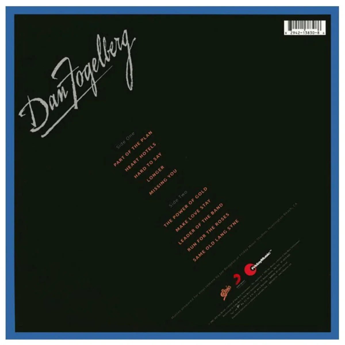 Dan Fogelberg - Greatest Hits (Limited Edition, 180 Gram, Blue & Black Swirl Vinyl) (LP) - Joco Records