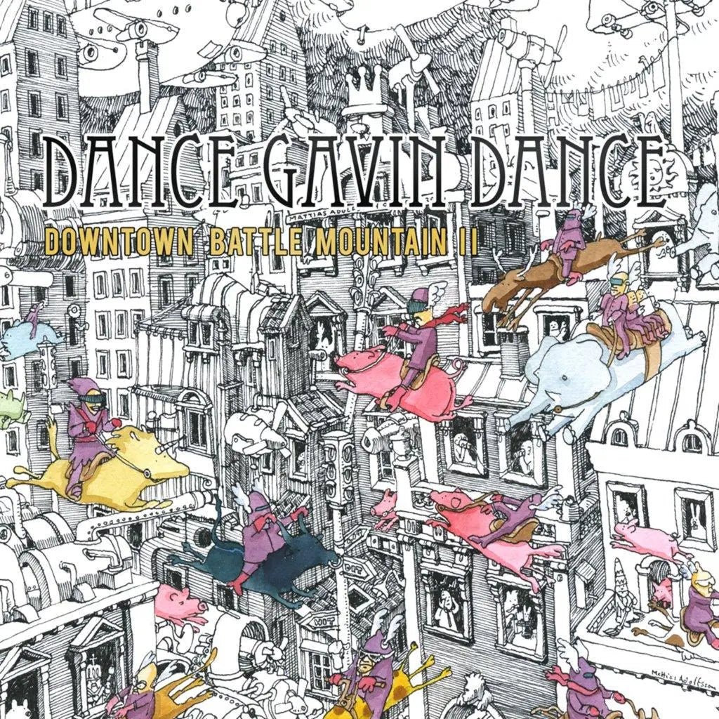Dance Gavin Dance - Downtown Battle Mountain II (15th Anniversary) (Light Blue Glitter) (Vinyl) - Joco Records