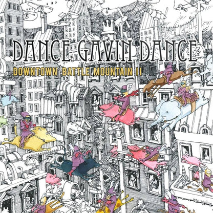 Dance Gavin Dance - Downtown Battle Mountain II (15th Anniversary) (Light Blue Glitter) (Vinyl) - Joco Records