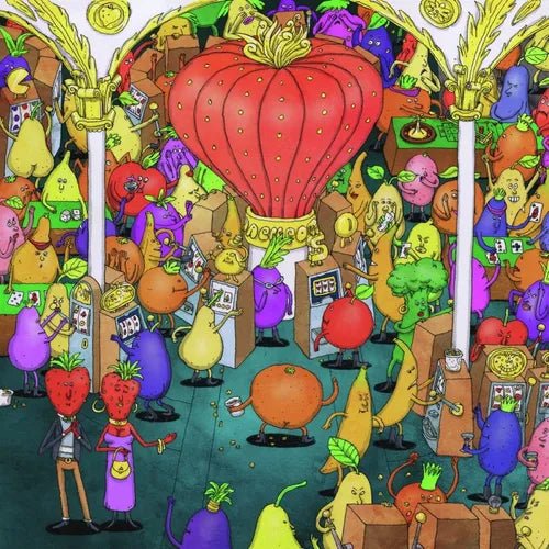 Dance Gavin Dance - Jackpot Juicer (Blue/Black/Red Splatter) (2 LP) - Joco Records