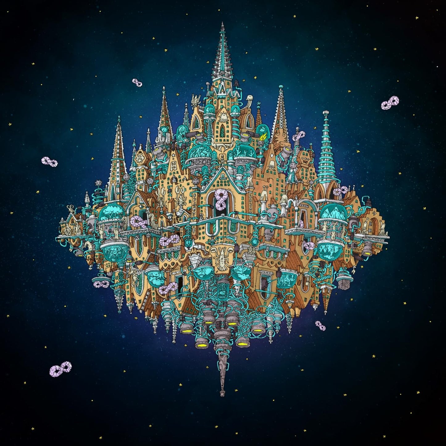 Dance Gavin Dance - Pantheon (Limited Edition, Cobalt/ Orange Smush/ Splatter Colored Vinyl, Gatefold LP Jacket) (2 LP)