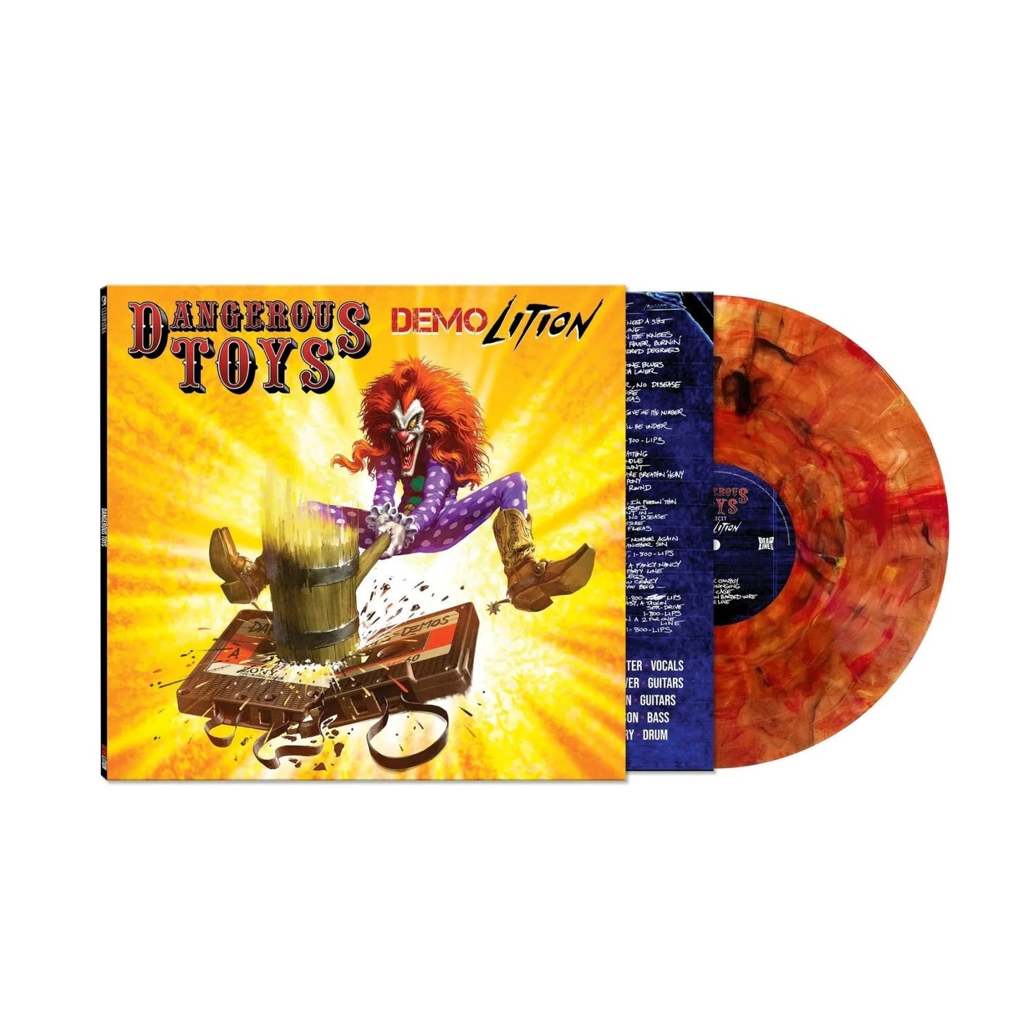 Dangerous Toys - Demolition (Limited Edition Orange Marble/Swirl Vinyl) - Joco Records