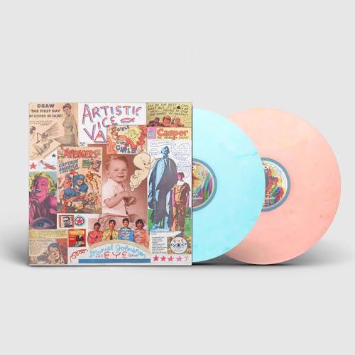 Daniel Johnston - Artistic Vice (Light Blue & Peach Swirl Vinyl) (2 LP) - Joco Records
