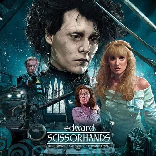 Danny Elfman - Edward Scissorhands (30th Anniversary Deluxe) (Original Soundtrack) (Blue Vinyl) (LP) - Joco Records