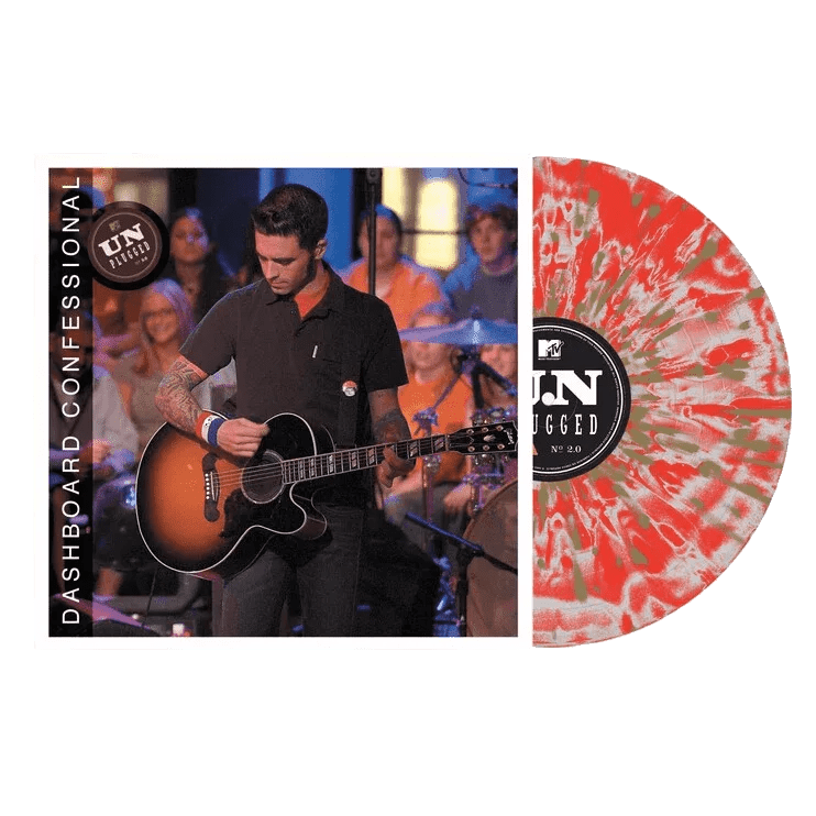 Dashboard Confessional - MTV Unplugged 2.0 (Indie Exclusive, Cloudy Red & Peach Vinyl) (LP) - Joco Records