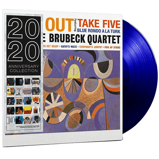 Dave Brubeck Quartet - Time Out (Anniversary Collection Edition, Blue Vinyl) (LP) - Joco Records