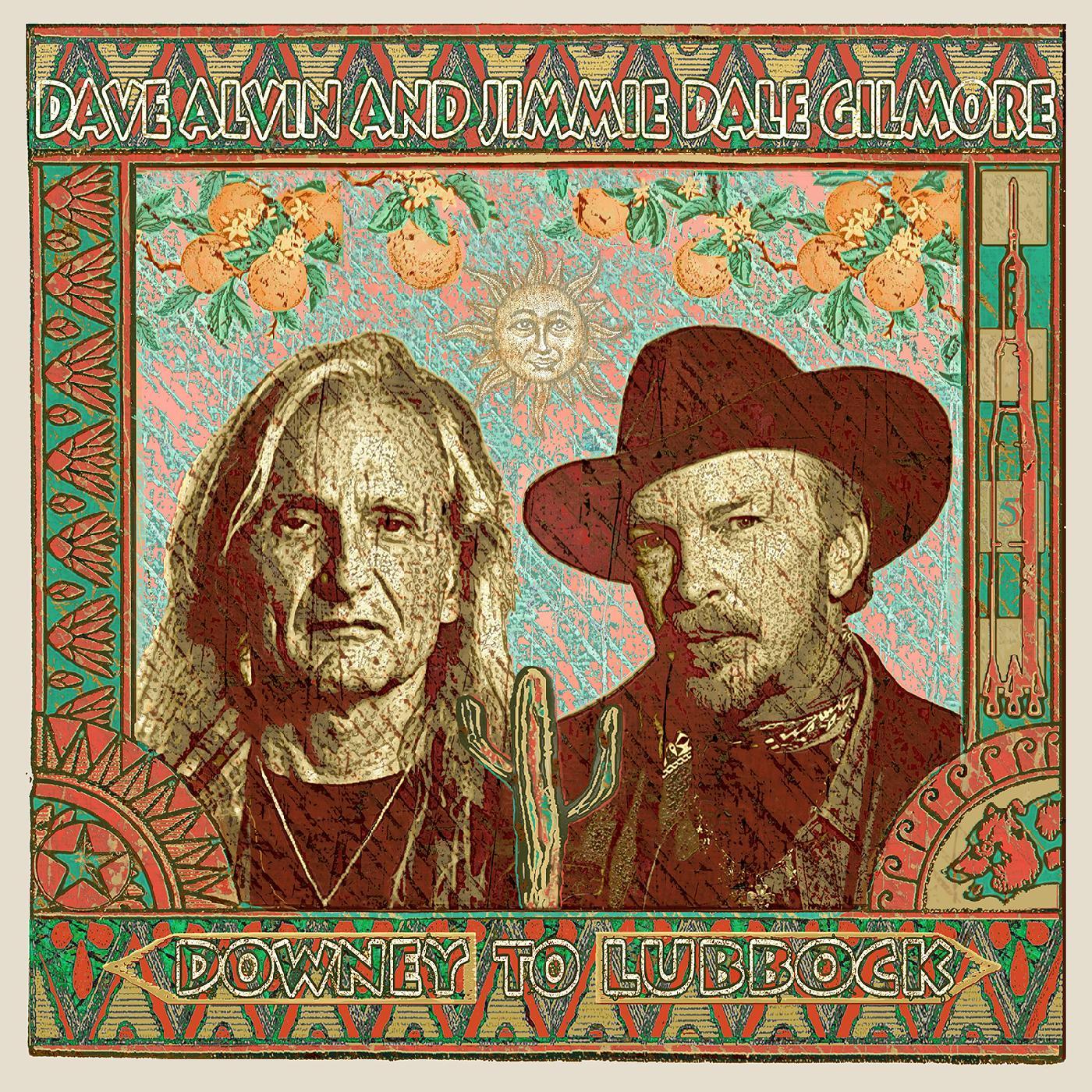 Dave & Jimmie Dale Gilmore Alvin - Downey to Lubbock (2 LP) - Joco Records