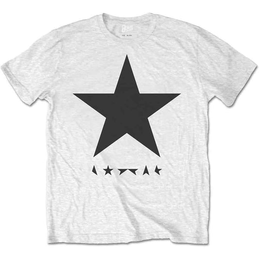 David Bowie - Blackstar on White (T-Shirt) - Joco Records