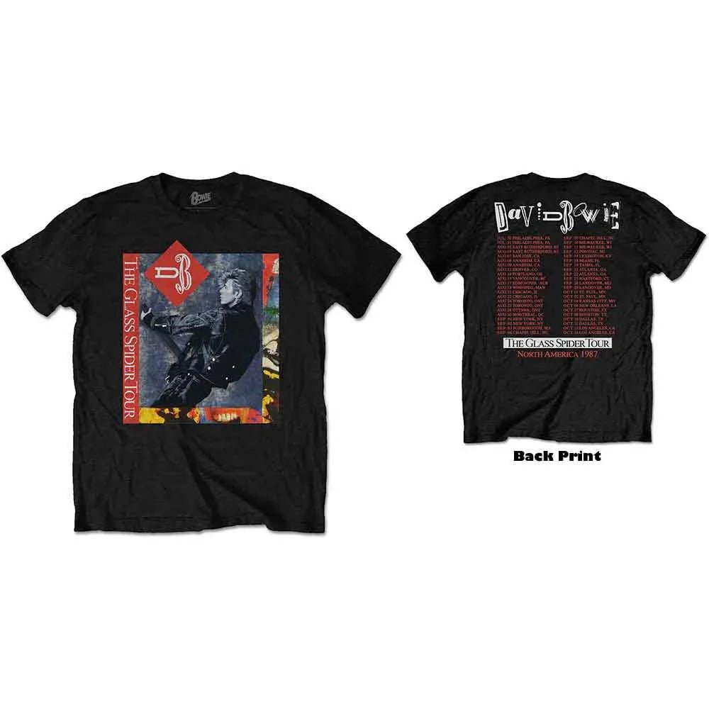 David Bowie - Glass Spider Tour - Front & Back Print (T-Shirt) - Joco Records