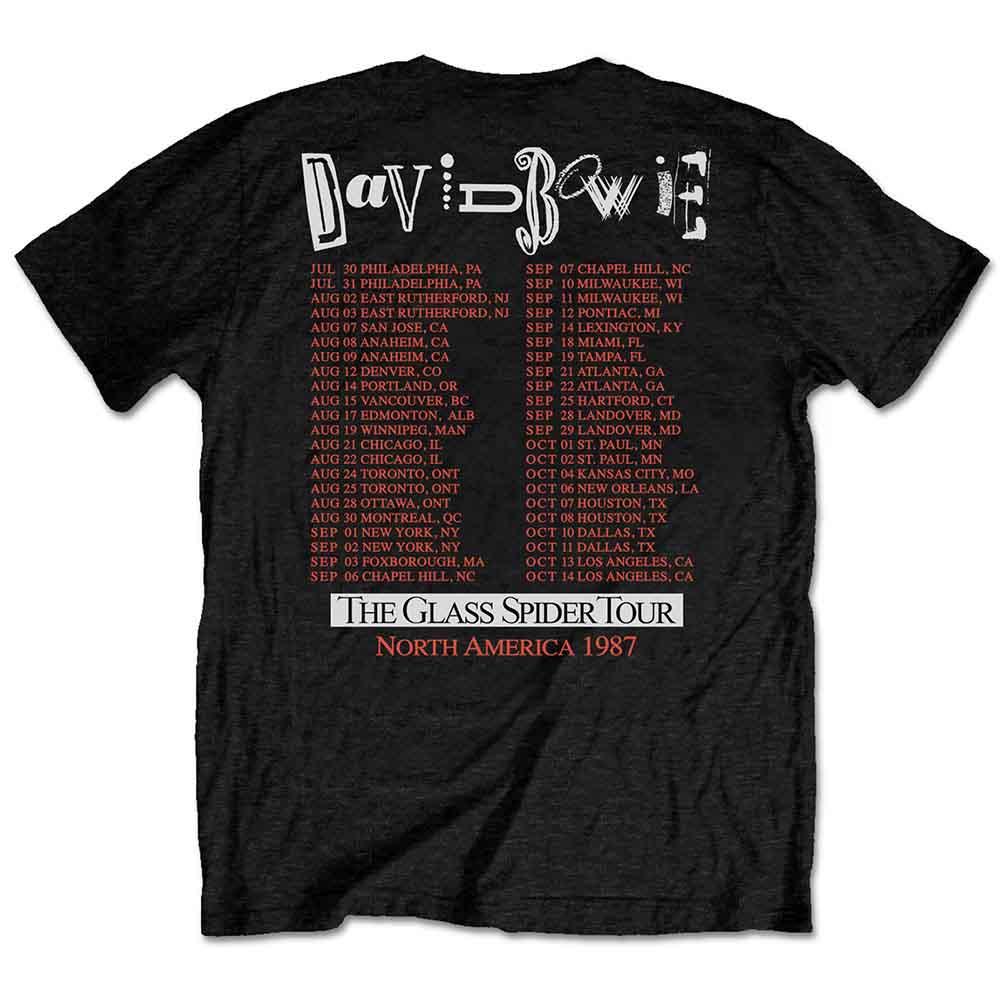 David Bowie - Glass Spider Tour - Front & Back Print (T-Shirt) - Joco Records