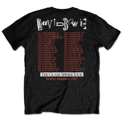 David Bowie - Glass Spider Tour - Front & Back Print (T-Shirt) - Joco Records