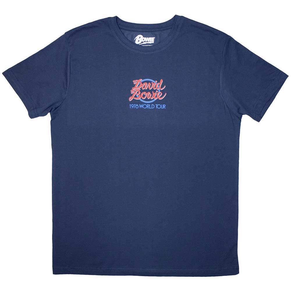 David Bowie - Mini 1978 World Tour Logo (T-Shirt) - Joco Records