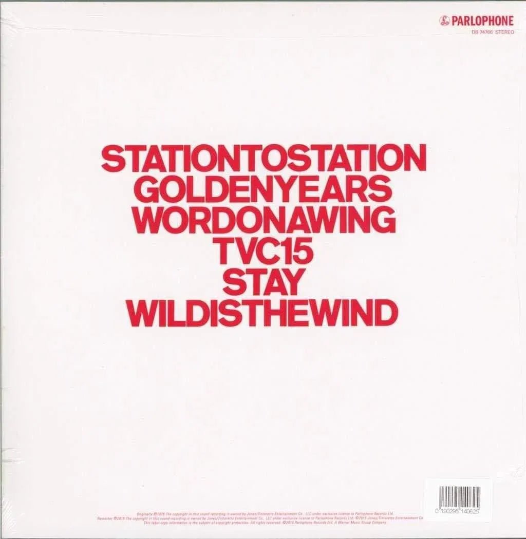 David Bowie - Station To Station (Indie Exclusive, Limited Edition, Red or White Vinyl) (LP) - Joco Records