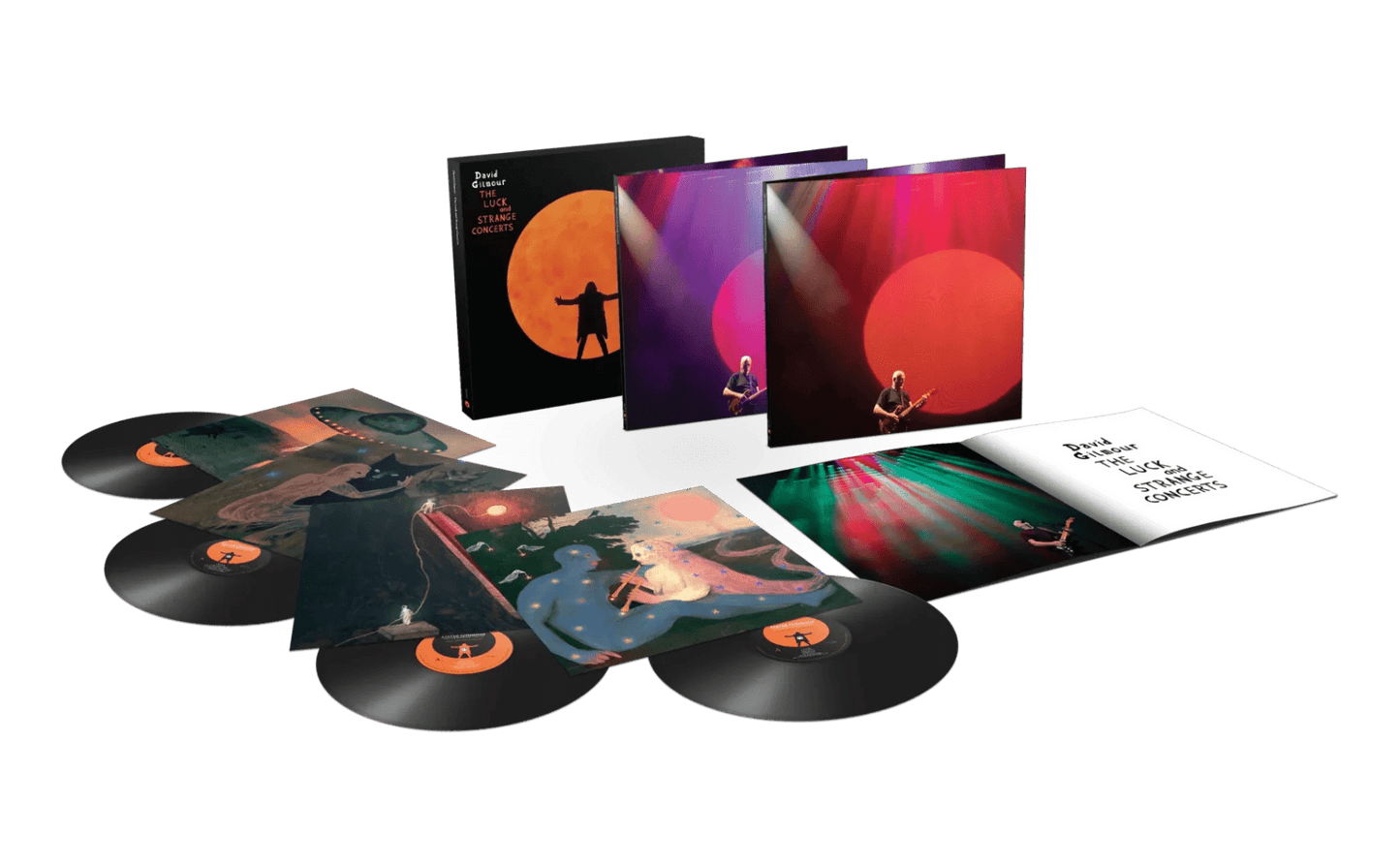 David Gilmour - The Luck And Strange Concerts (4 LP Box Set + 24-Page Booklet) - Joco Records