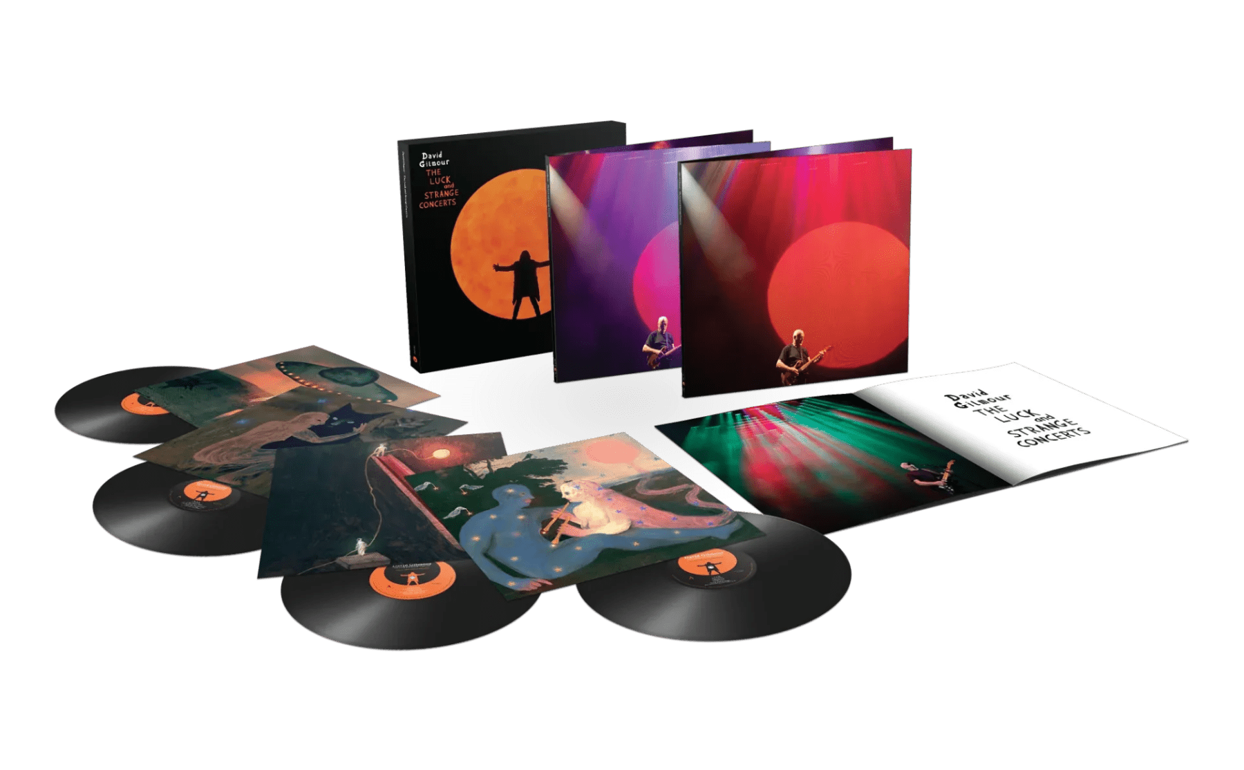 David Gilmour - The Luck And Strange Concerts (4 LP Box Set + 24-Page Booklet) - Joco Records