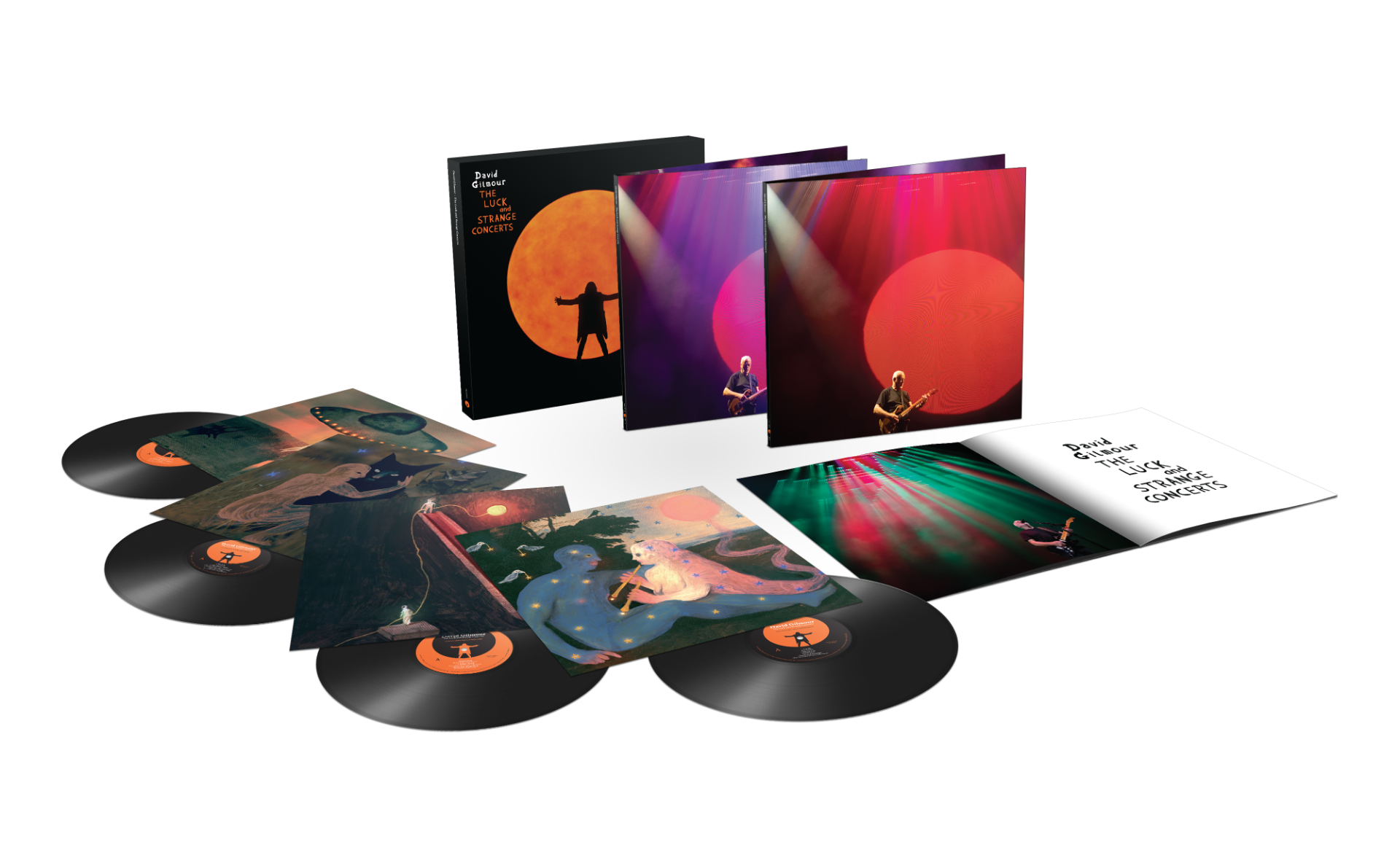 David Gilmour - The Luck And Strange Concerts (4 LP Box Set + 24-Page Booklet)