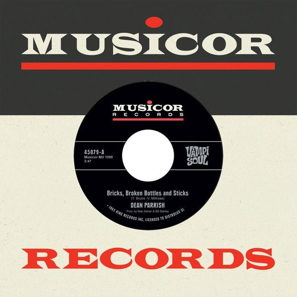 Dean Parrish/Porgy And The Monarchs - Bricks, Broken Bottles And Sticks/My Heart Cries For You (7 - Inch Single) - Joco Records