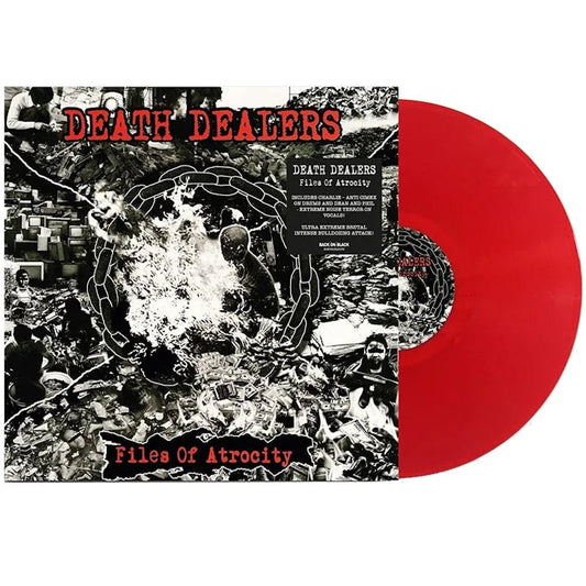 Death Dealers - Files Of Atrocity (Limited Edition, Red Vinyl) (LP) - Joco Records