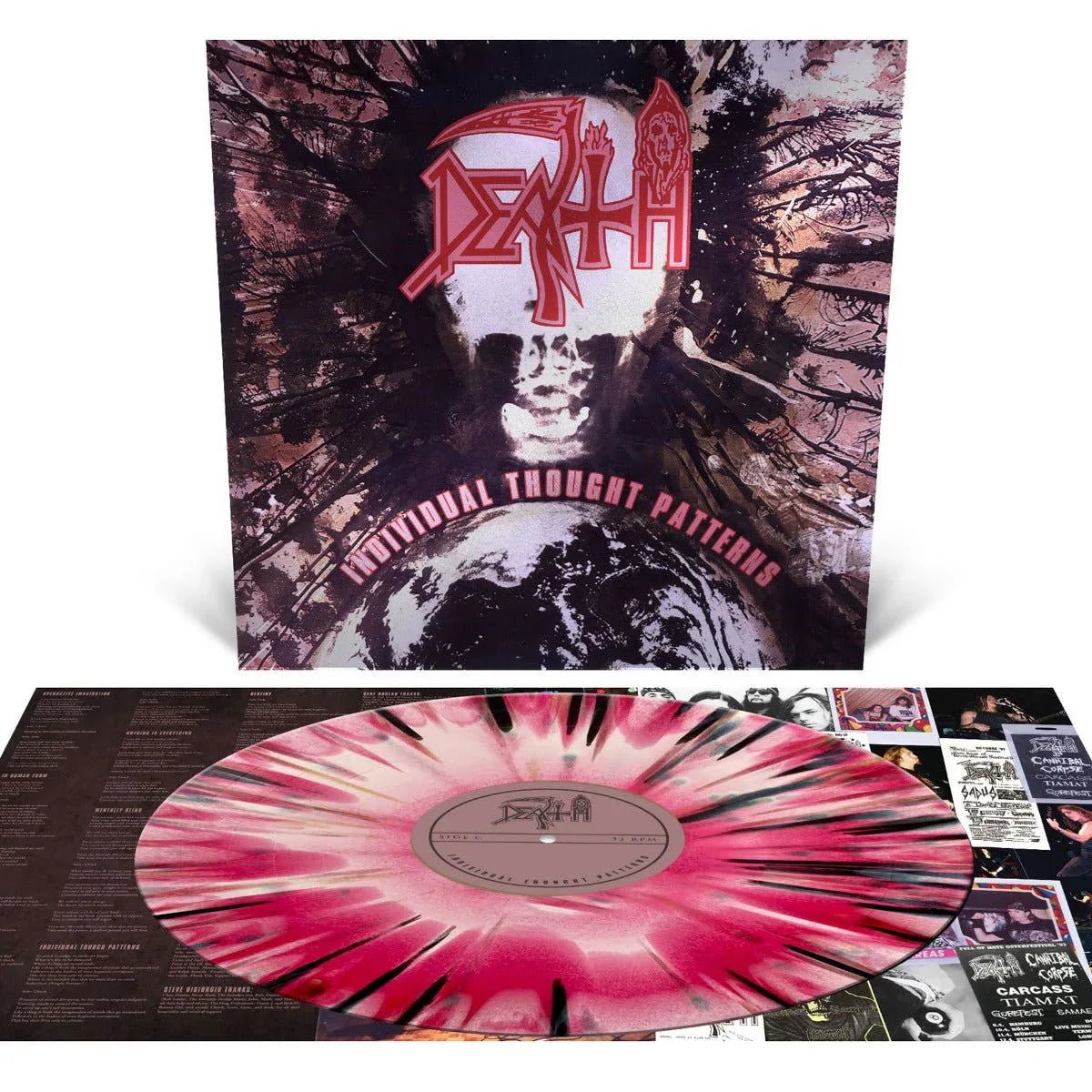 Death - Individual Thought Patterns (Color Vinyl, Pink, White, Red, Reissue) (LP) - Joco Records