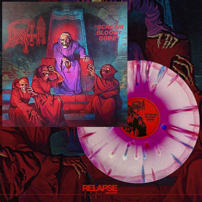 Death - Scream Bloody Gore (Violet, White Vinyl, Red Vinyl, Splatter Vinyl) (LP) - Joco Records