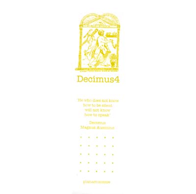 Decimus - Decimus 4 (LP) - Joco Records
