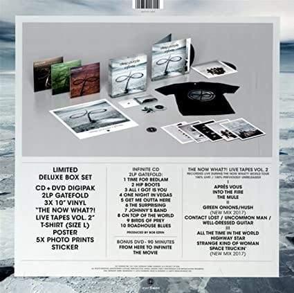 Deep Purple - InFinite (Deluxe Edition, Numbered Box Set, Color Vinyl) (CD, DVD, 2 LP) - Joco Records